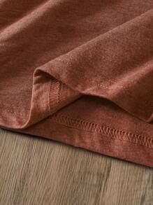 INAWLY 素色圓領T恤