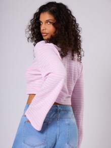 MUSERA Crop top de encaje rosa talla grande para vacaciones, verano, vacaciones de primavera, vacaciones, Ibiza, vacaciones