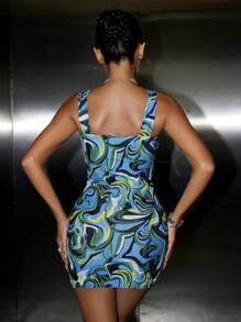 Swim EVENT Ladies' Swim Dress (Random Print) Summer - Multicolor - View 2