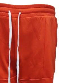 Manfinity Sport Corelite Men's Plus Size Simple Solid Loose Shorts