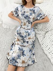 花卉印花长款睡衣裙，完美夏日，Moo Moo