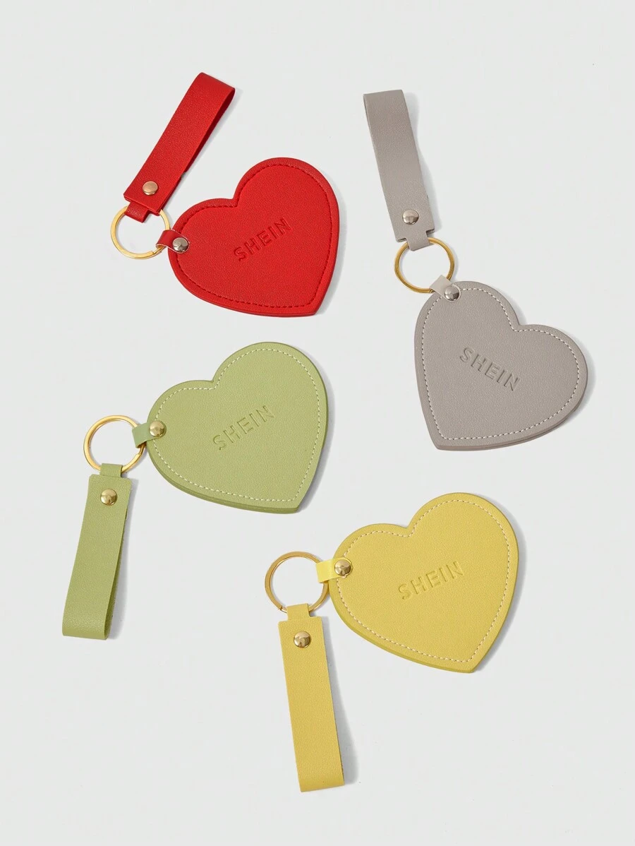 SHEIN Free Gift - Random Color Heart Shaped Mirror (1pc)