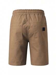 Effen kleur, eenvoudig dagelijks, grote maten shorts voor heren