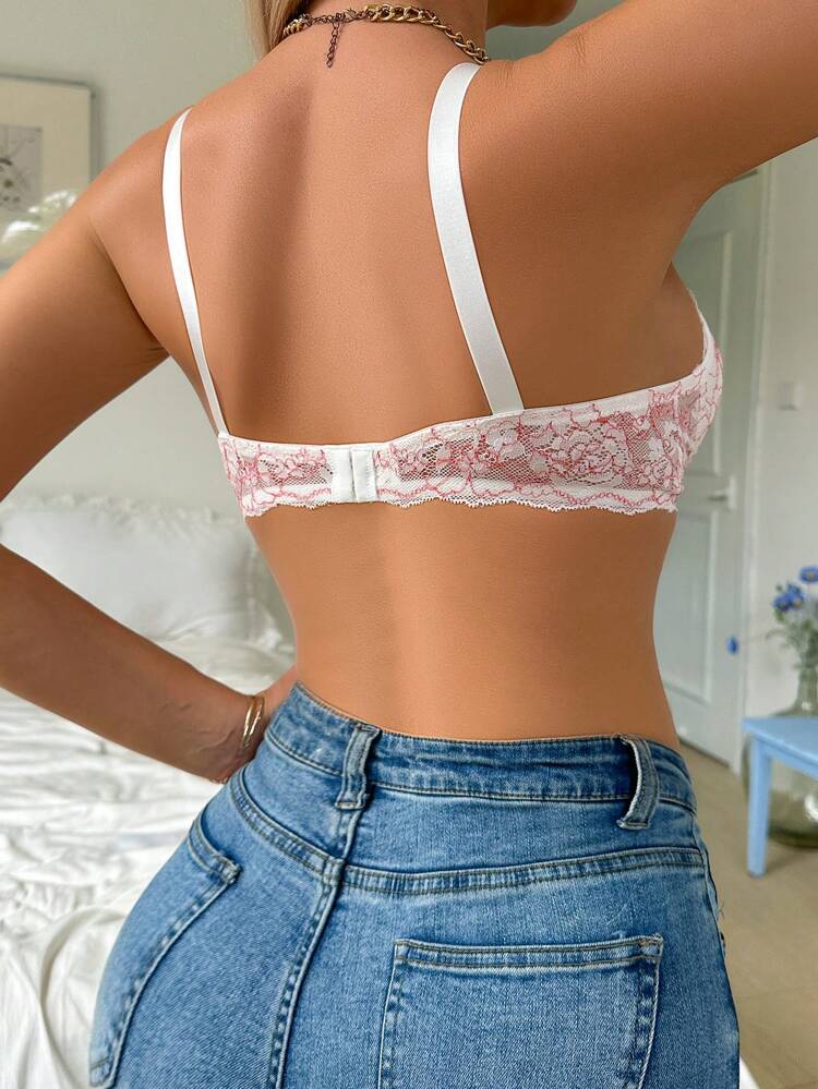 Maternity Flower Lace Nursing Bra, Lingerie