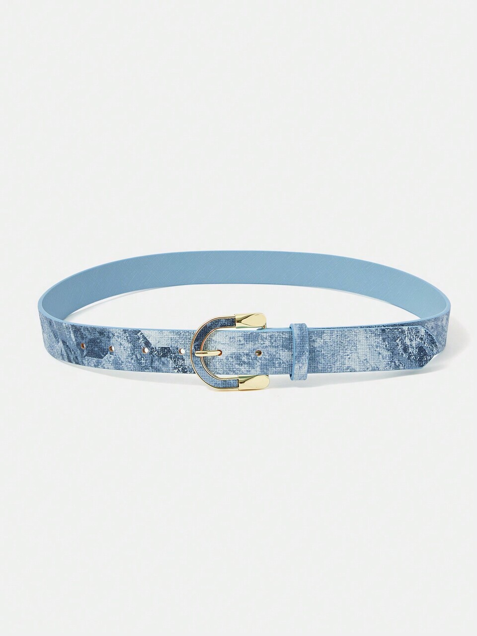 1PC WOMEN BASICS DAILY COMMUTING BLUE PRINTED BELT, SUITABLE FOR WORK