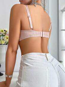 Moonlight&Mama 2pcs Maternity Women's Solid Color Simple Daily Wear Underwear Bra Set - Multicolor - View 2