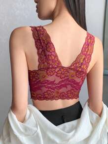 DAZY Lace Back Beauty Light And Thin Wireless Bra