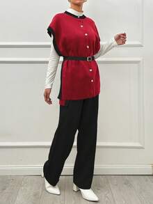 RueChic Của phụ nữ Hai chiếc Áo len Bộ - Nhiều màu - Xem 2