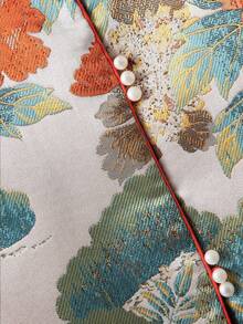 Retro Chinese Style Sleeveless Button Shirt Top, Elegant Vintage Tang Suit Vest For Women