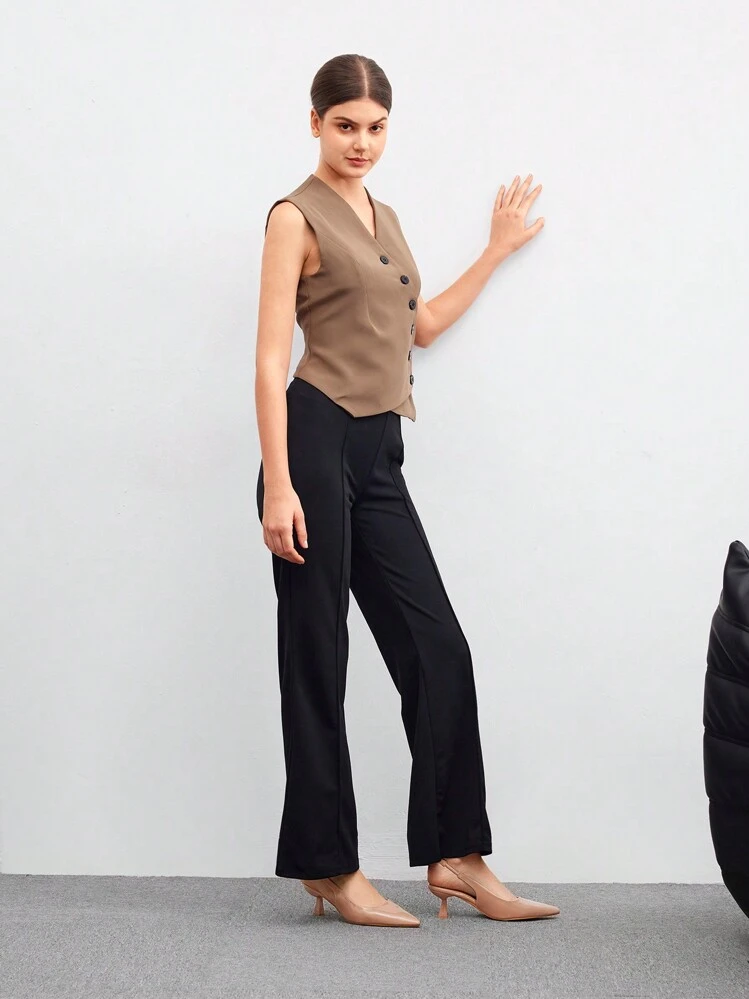 CUCCOO BIZCHIC Damskie buty na wysokim obcasie w kolorze nude z noskiem w szpic, obcasy na studniówkę, obcasy na lato, Boże Narodzenie, jesień, Nowy Rok - Morela - Zobacz 10