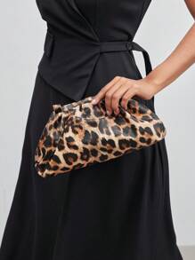 BizChic 奢华、迷人、优雅、精致的女士手拿包，女士晚宴包，适合新娘、伴娘、宾客，适合派对、舞会、婚礼 - 棕色 - 查看 6