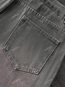 NVFelix 2025 Nowe damskie letnie jeansy Outdoor Casual z wysokim stanem i prostymi nogawkami Shadow