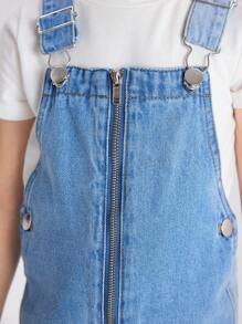 Young Boy Casual Denim Jumpsuit Overalls
