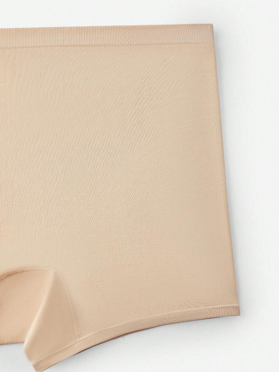 2-Pack Ultra-Fine Yarn High-Elastic Seamless Boy Shorts Women Underwear Panties Set-All Nude