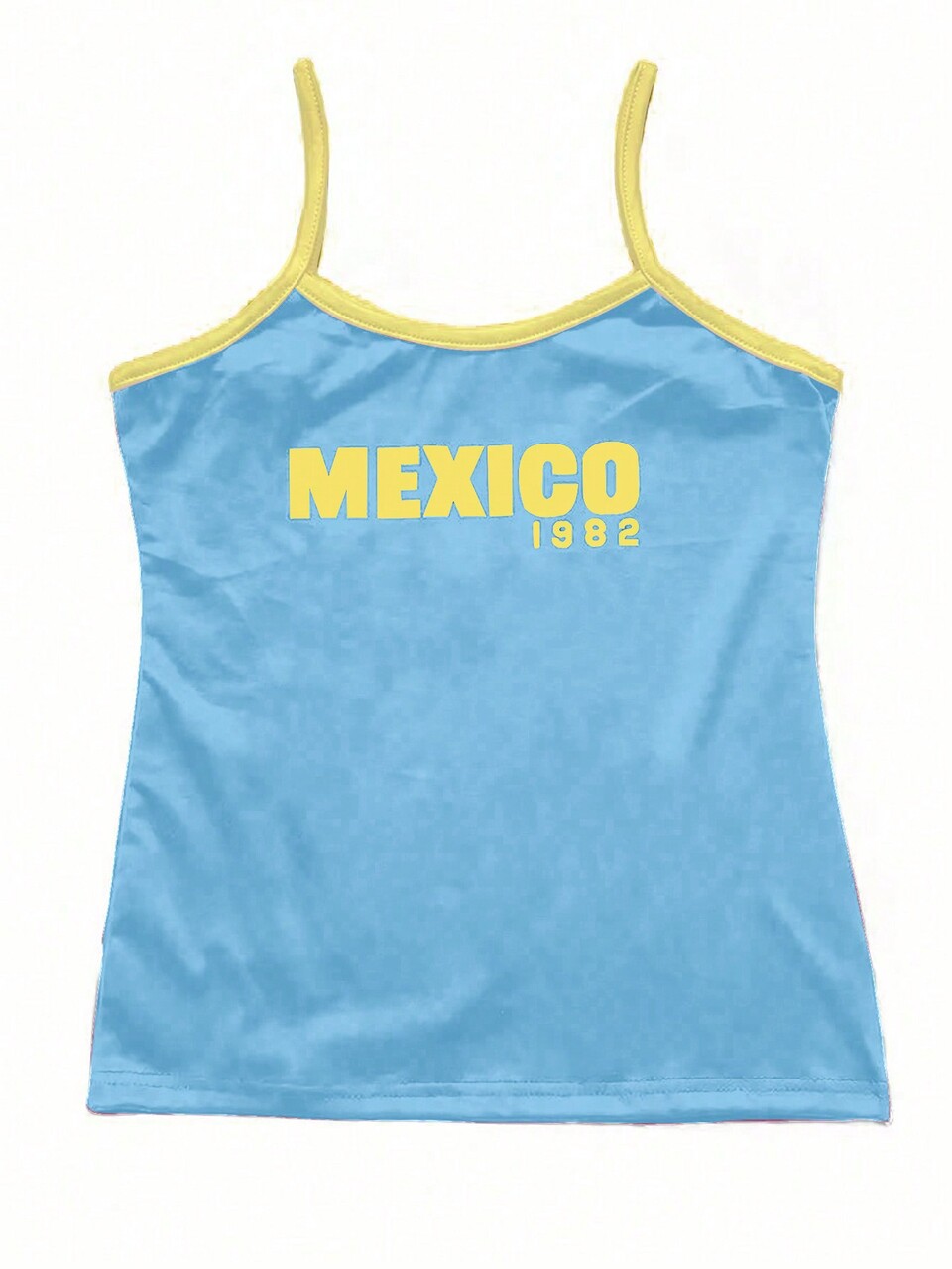 Women's Sleeveless Cami Top With Letter Print, Color-Block And Embellishment Details, Summer