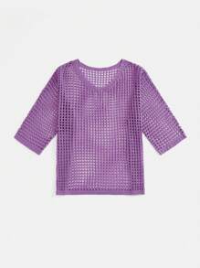 Calvaya 大尺碼女裝純色簡約款日常套頭毛線衣