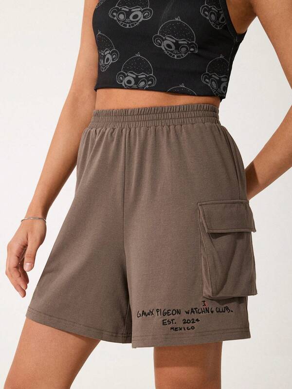 GAWX Short femme à taille haute décontractée de style artiste, adapté pour les vacances, le printemps et l'été, la plage, les festivals, Ibiza, le style western