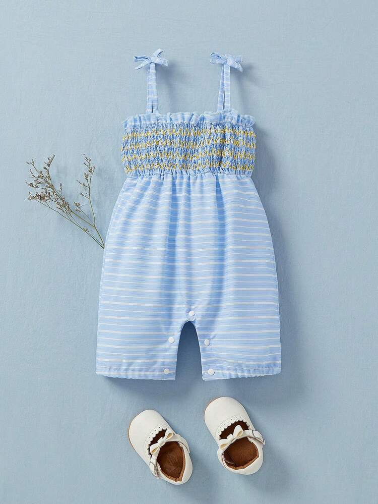 Toddler Girls' Comfortable Sleeveless Romper, Perfect For Both Indoor And Outdoor Activities In Spring And Summer