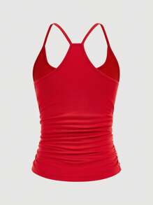 SHEIN LUNE 女式休閒純色多入組吊帶衫，背心，適用於夏季 - 彩色 - 查看 9