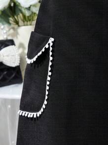 Teen Girls' Simple Daily Dress