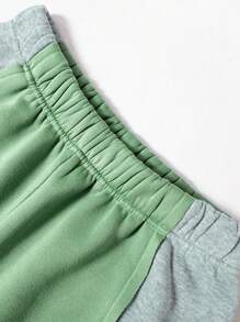 Rovax Dames kleurblok casual eenvoudige dagelijkse joggingbroek