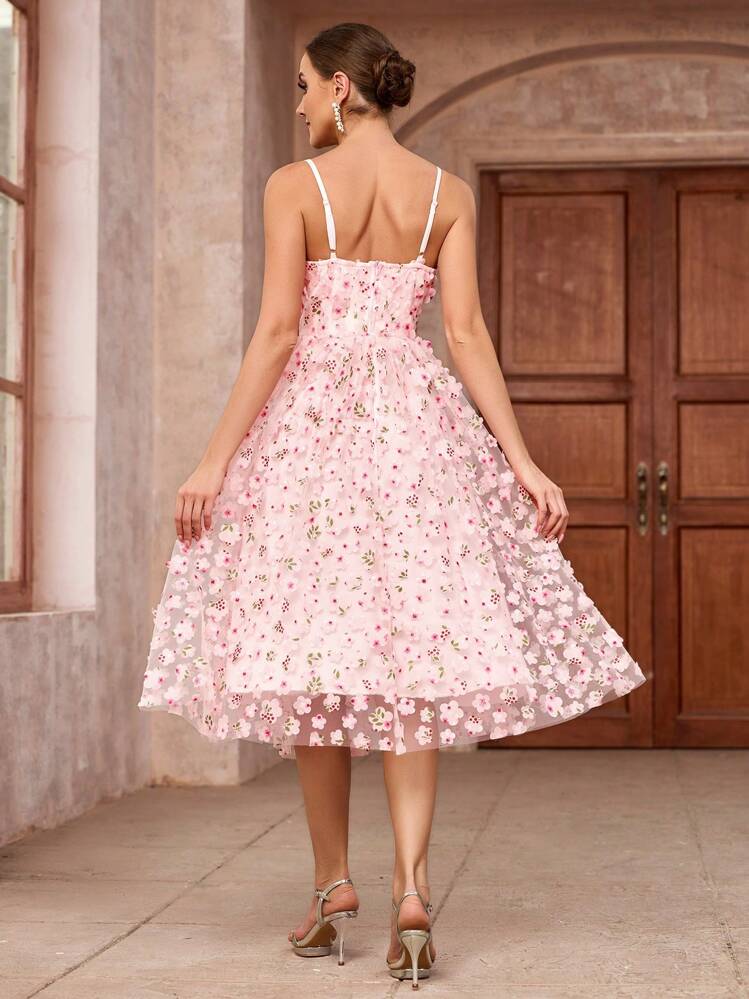 GRANDE TAILLE Robe invité de mariage mi-longue manches longues ourlet asymétrique
