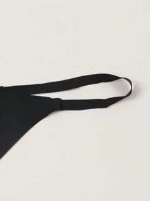 Bella Beso 2pcs Sexy Women Black T-Back G-Strings - Black - View 4