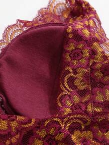 DAZY Lace Back Beauty Light And Thin Wireless Bra