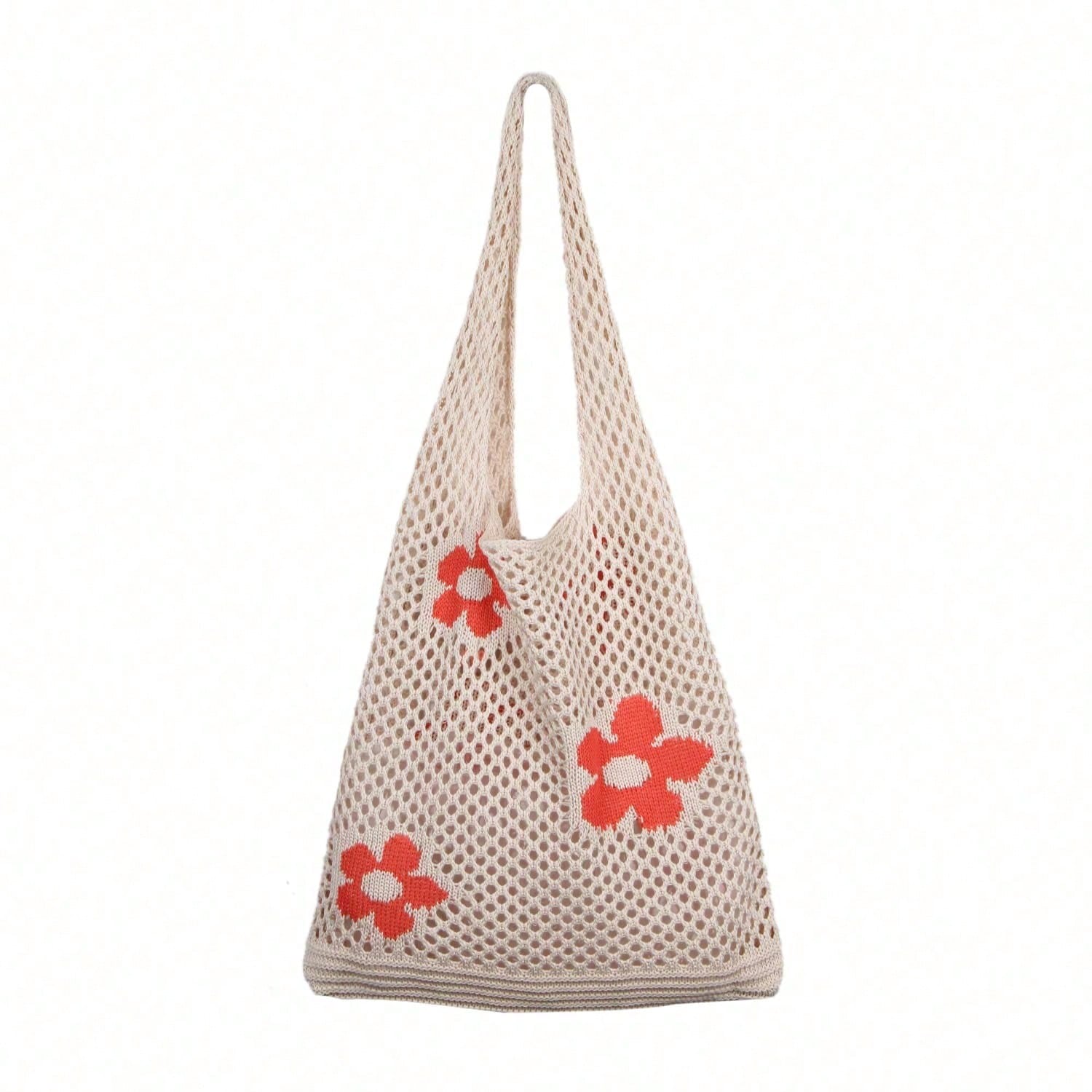 Sac Ã€ BandouliÃ¨re Au Crochet ImprimÃ© Fleur, Sac Ã‰lÃ©gant Pour Le Shopping Et Les Rencontres, Sac D'acheteur DÃ©contractÃ©