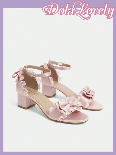 Dola Lovely Women's High-Heeled Sandals For Summer Vacation Shoes Summer Spring Shoes Spring Break Easter