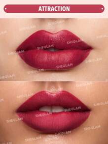 SHEGLAM Rouge à LèVres Liquide Matte Allure-Attraction Rouge à LèVres Longue Tenue à Haute Teneur En Pigments Huile De Tournesol Nourrissante RéDuit Les Ridules Des LèVres Soin Des LèVres Maquillage Des LèVres FêTe De NoëL Rouge à LèVres Liquide Remise De DiplôMe Anniversaire Vacances Haut ÉTé Automne Y2K ÉLéGant Mode Femmes Maquillage CosméTique Visage FêTe Plage Voyage Camping  Plein Air ÉCole Campus Excursion Festivals DéCoration Cadeau PréSent Rose Fille Cosplay Jeux Meilleur Couleur Charme Ambiance