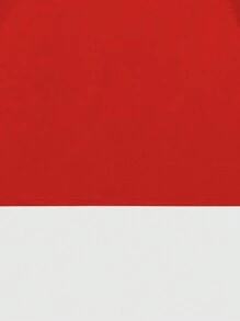 ROMWE MEN Goth Bộ 2 chiếc áo thun ngắn tay và quần đùi in hình anime Nhật Bản dành cho nam, thích hợp để mặc hàng ngày vào mùa xuân/hè - Đỏ - Xem 8