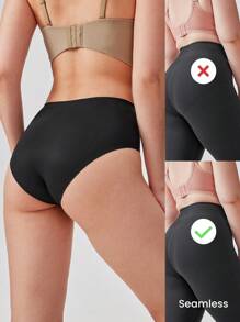 LUVLETTE Bộ 3 quần lót cạp cao không lộ hàng Smoothing No Show dành cho nữ - Nhiều màu - Xem 3