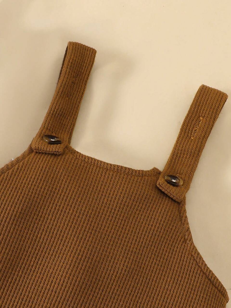 Baby Boy Simple Striped Tee & Overall Romper & Hat For Summer