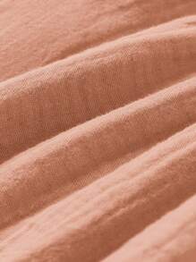 Cozy Pixies Set aus ärmellosem Pullover und Shorts mit Peter-Pan-Kragen und Spitzenverzierung für Baby-Mädchen