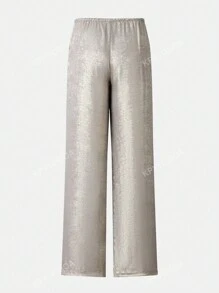 Pantalones rectos informales para mujer
