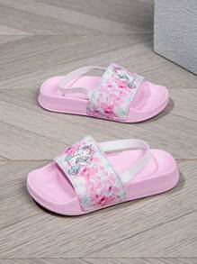 Boys' Summer Cartoon Casual Home Slippers, Baby/Toddler Sandals And Slippers