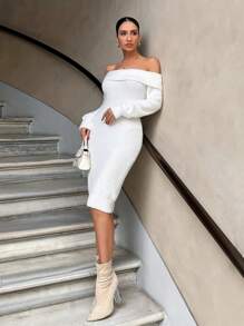 EURMUSE Soft Touch Yarn  Dress Elegant - White - View 3