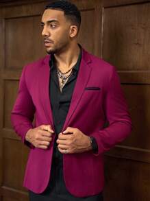 Manfinity Mode Men's Plain Daily Business Suit