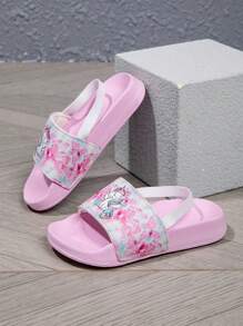 Boys' Summer Cartoon Casual Home Slippers, Baby/Toddler Sandals And Slippers