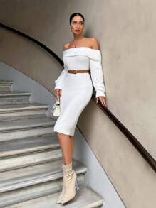 EURMUSE Soft Touch Yarn  Dress Elegant - White - View 5