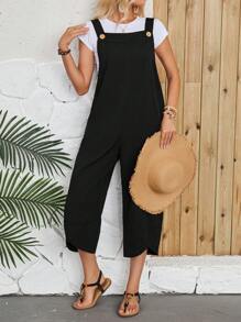 EMERY ROSE Mujeres mono casual sin mangas de unicolor para vacaciones