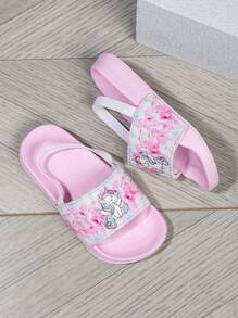 Boys' Summer Cartoon Casual Home Slippers, Baby/Toddler Sandals And Slippers