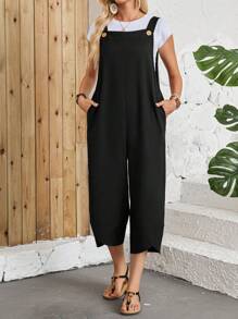 EMERY ROSE Mujeres mono casual sin mangas de unicolor para vacaciones