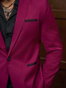 Manfinity Mode Men's Plain Daily Business Suit