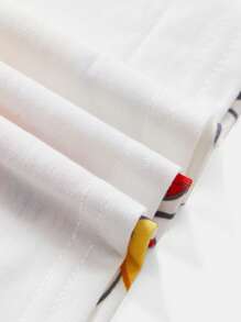 LOONEY TUNES X SHEIN Ensemble de débardeur imprimé avec dessin animé sportif et short pour bébé garçon, idéal pour l'été