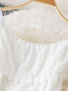 SHEIN Unity Plus Size Women's Fashion Solid Color Strapless A-Line Dress