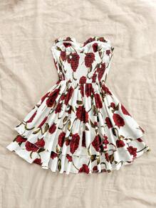 Soleia Romantic Holiday Strapless Layered Cake Dress,Summer Dresses,Sun Dress,Summer Dresses For Women
Spring Clothes - Multicolor - View 2