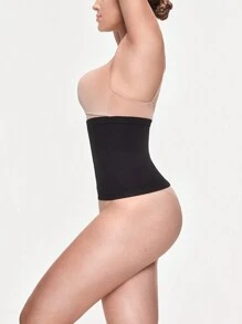 SHAPORA Shaping Waist Trainer Shapewear Body Shaper -Tummy Waist Control - Black - View 6