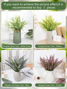 1入組春季人工鳳凰樹-適用於室內外家庭花園植物裝飾，酒店餐廳桌子窗戶浴室花瓶插花植物裝飾(不包括花瓶)